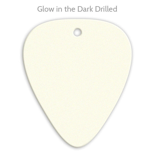Celluloid Glow In The Dark Printed Picks - Single Sided - Custom Printed Picks - Custom Plectrum - Plektren Bedrucken - Mediators - 3