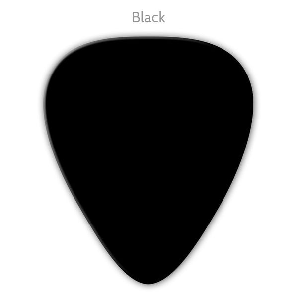 Celluloid Standard Shape Printed Picks - Single Sided - Custom Printed Picks - Custom Plektrum - Plektren Bedrucken - puas personalizadas