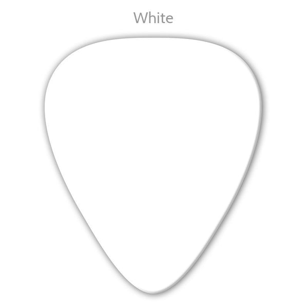 Celluloid Standard Shape Printed Picks - Single Sided - Custom Printed Picks - Custom Plektrum - Plektren Bedrucken - puas personalizadas