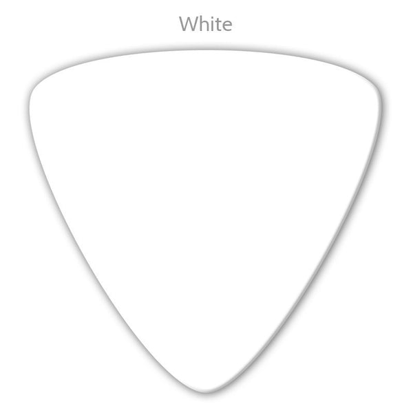 Celluloid Large Triangle Shape Printed Picks - Single Sided - Custom Printed Picks - Custom Plektrum - Plektren Bedrucken - puas personalizadas