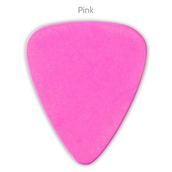 Delrinex ISO Shape Printed Picks - Single Sided - Custom Printed Picks - Custom Plektrum - Plektren Bedrucken - puas personalizadas