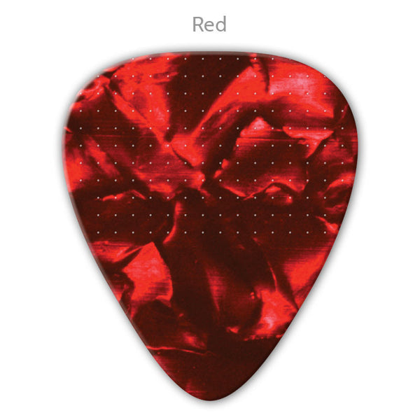 Vintage Celluloid TRU GRIP Picks - Single Sided - Custom Printed Picks - Custom Plectrum - Plektren Bedrucken - Mediators - 10